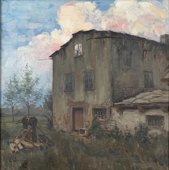 Louis Sparre, olja på duk, signerad L. Sparre och daterad 1923.