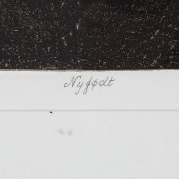 TRINE FOLMOE, "Nyfödt", stentryck, signerat och numrerat 60/150.