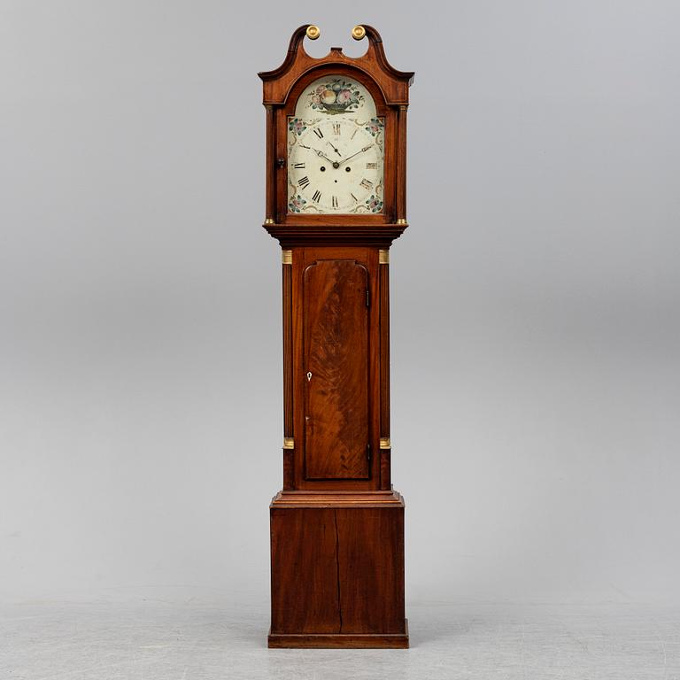 An english 19th century  longcase clock.