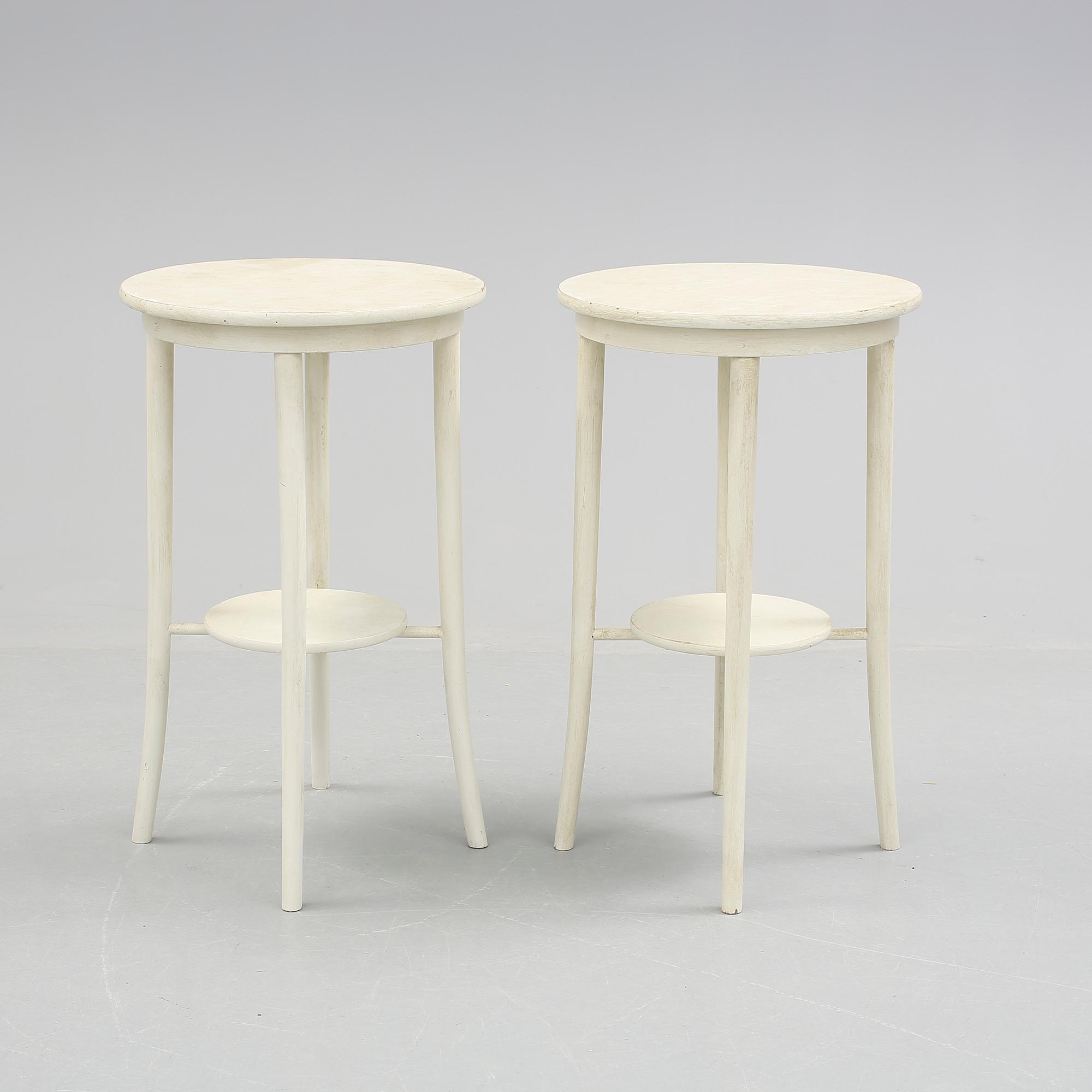 BORD, ett par. Böjträ, omkring 1900-talets början.