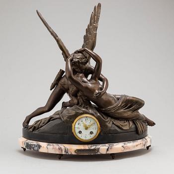 A French table clock, second half of 20th century.