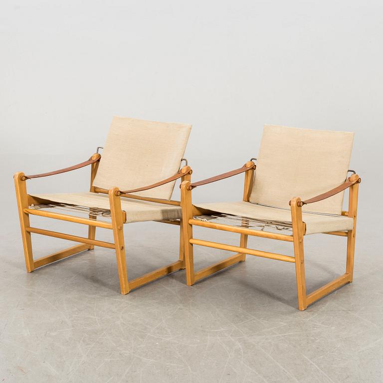 a pair of 'Cikada' armchairs by Benhgt Ruda, Ikea 1964.