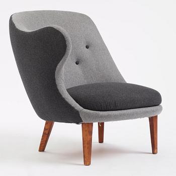 Arne Norell, a "Gary" (the Thumb) easy chair, Gösta Westerberg, Stockholm, 1950s.