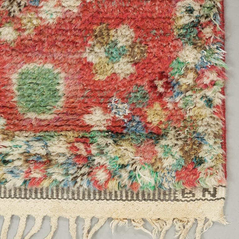 BARBRO NILSSON, matto, 179 x 129,5 cm.