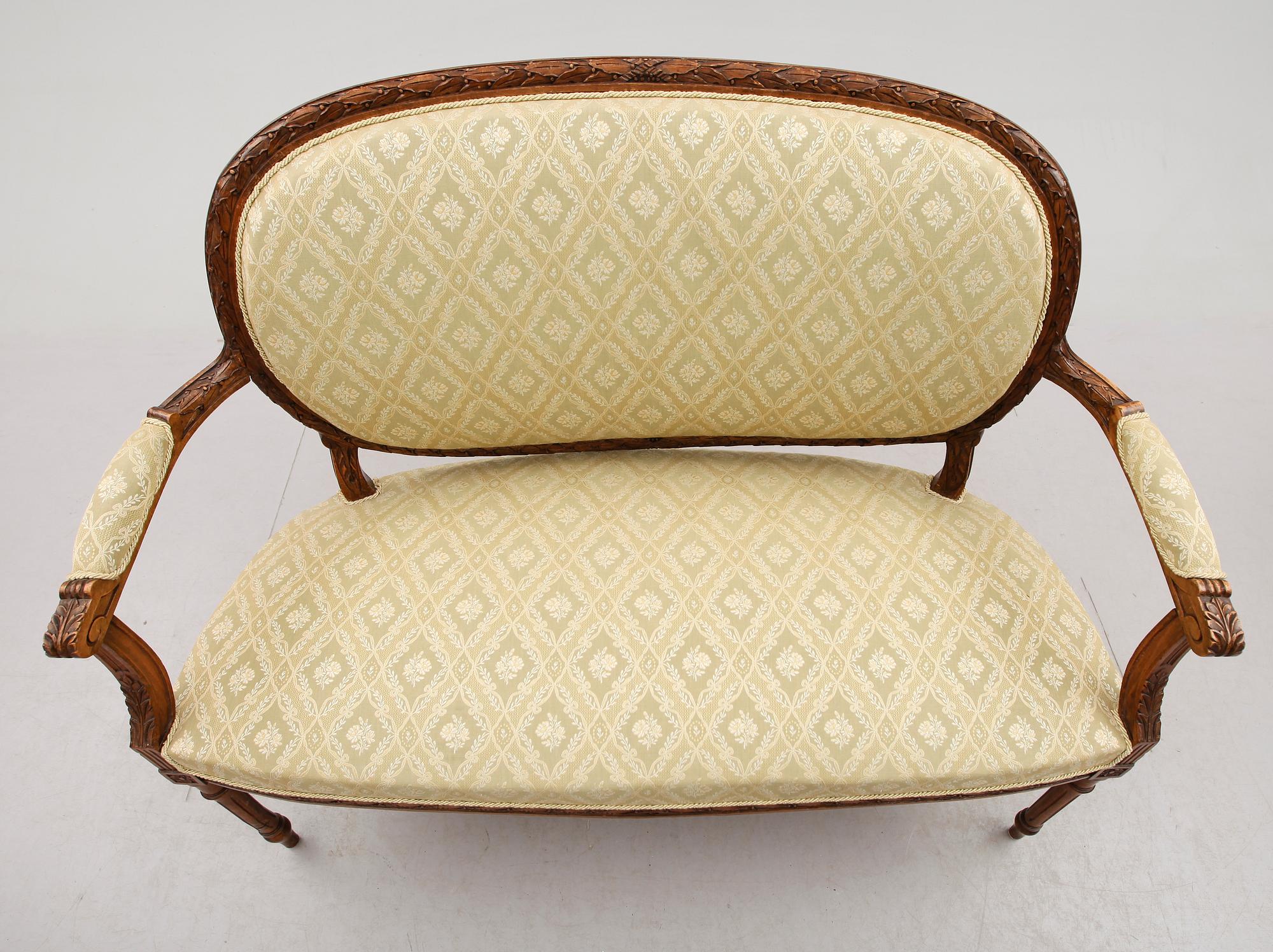 SOFFA, gustaviansk stil, 1900-talets början.