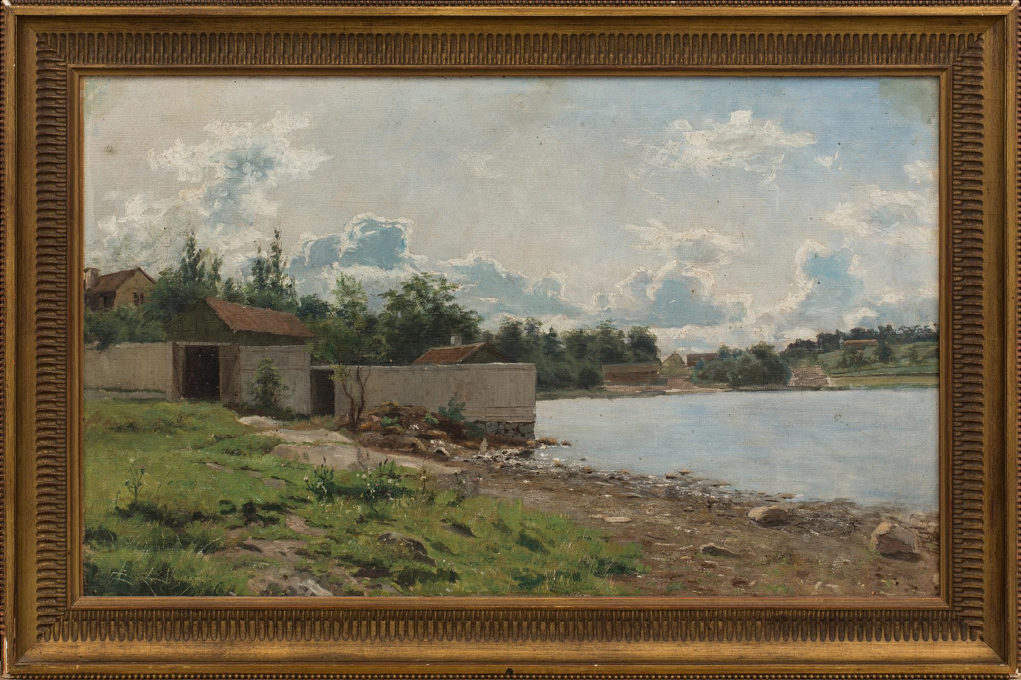 PETER ADOLF PERSSON, oil on canvas, signed on painting on the reverse.