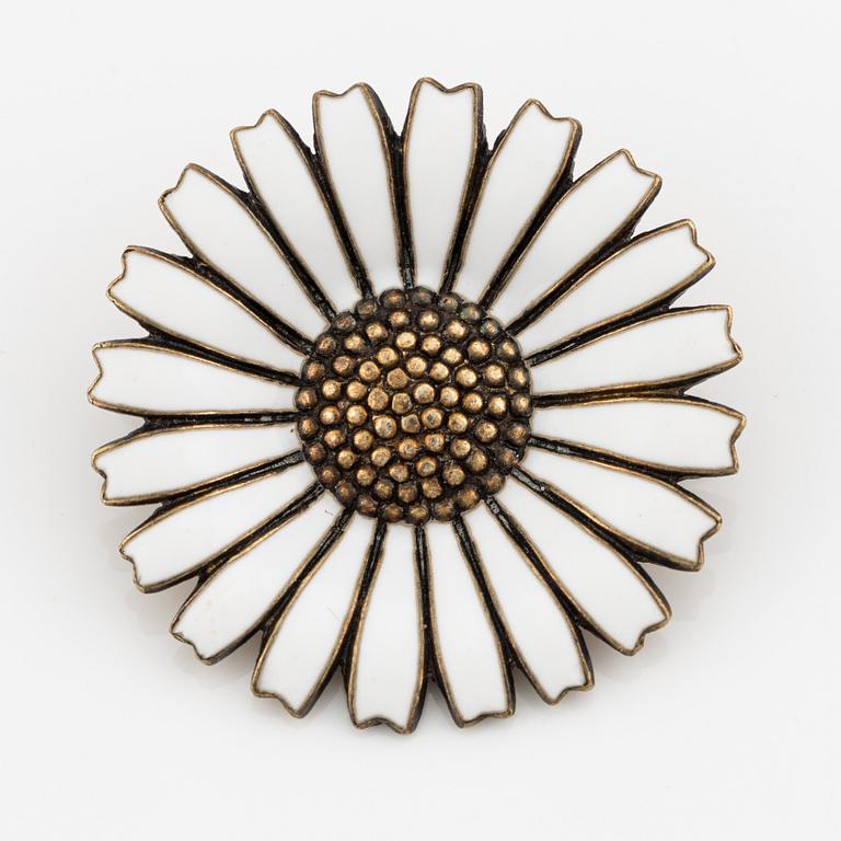 Enamel silver brooch, A. Michelsen, Denmark.