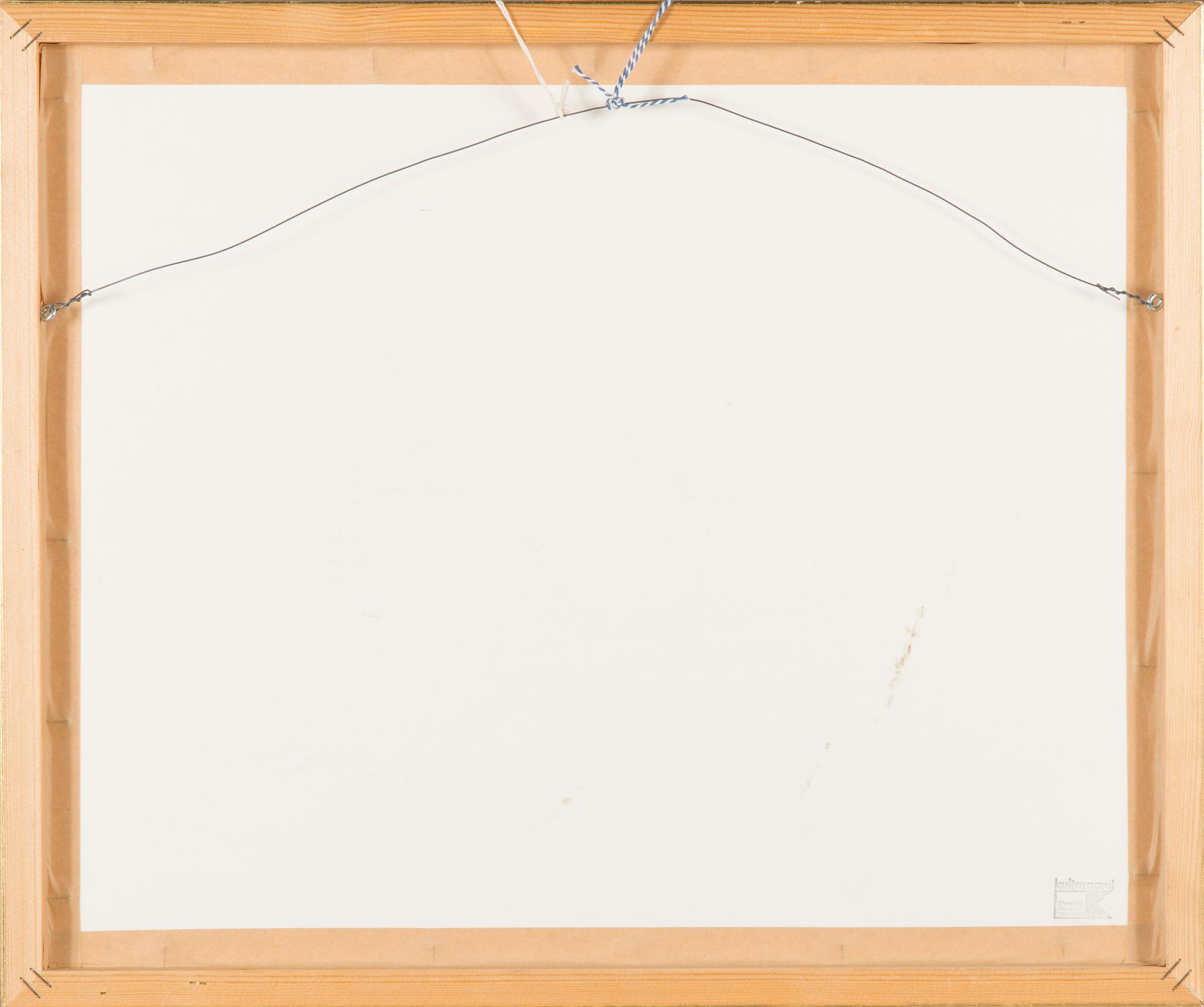 Alice Kaira, öljy levylle kiinitetylle kankaalle, signeerattu.