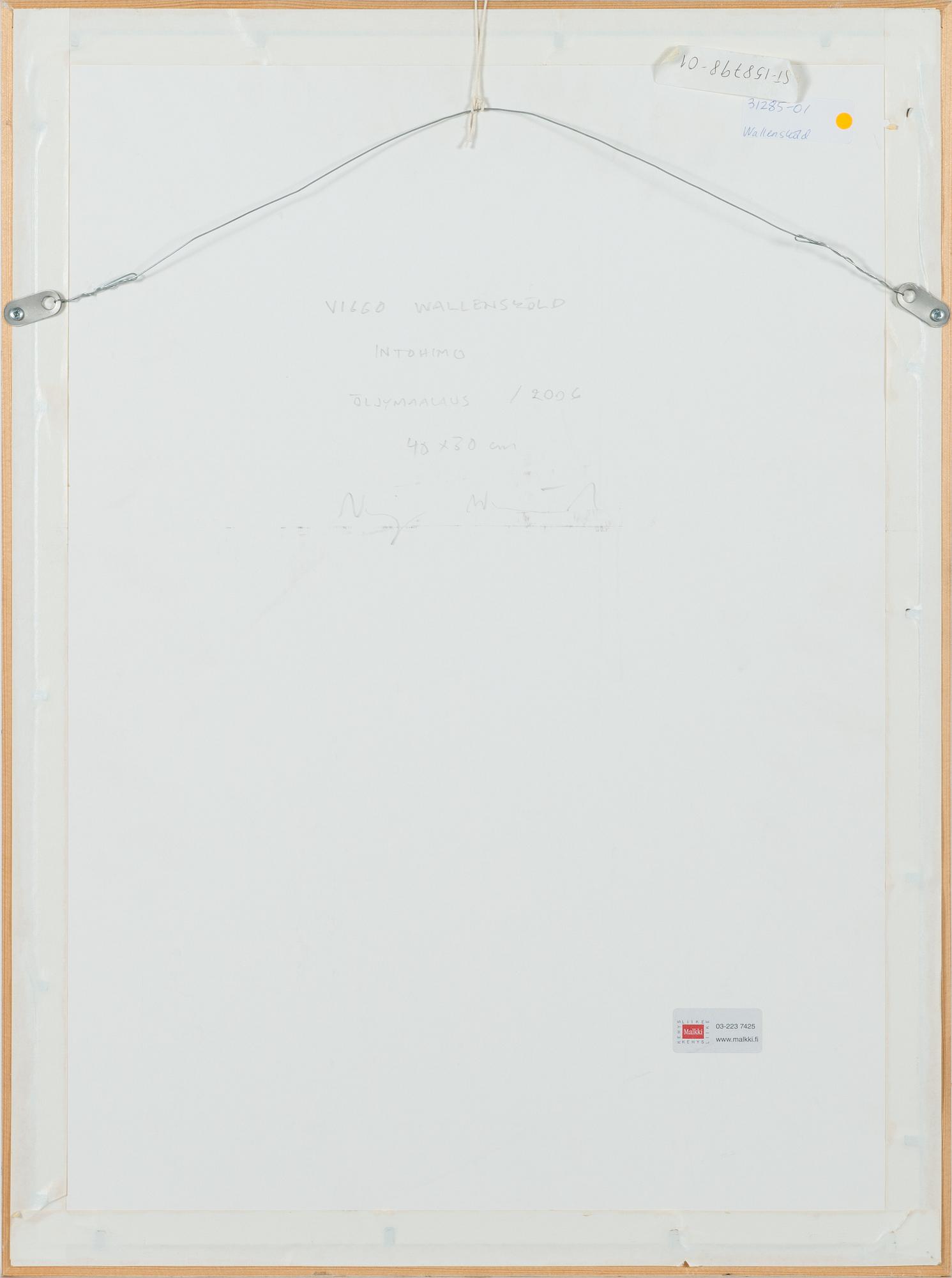 Viggo Wallensköld, "Intohimo".