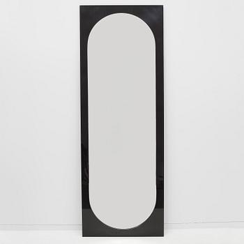 A mirror, possbly by Gino Colombini for Kartell, 1970/80s.