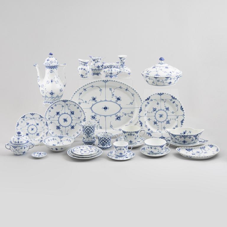 An 84-piece 'Musselmalet' porcelain service, Royal Copenhagen, Denmark.