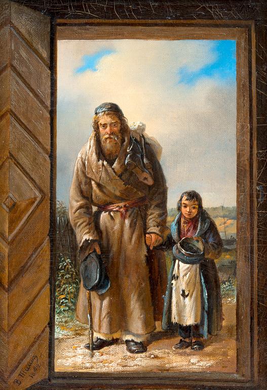 Vasili Fiedorovich Timm, BEGGARS. ТИММ, ВАСИЛИЙ ФЕДОРОВИЧ (1820-1895)
НИЩИЕ.