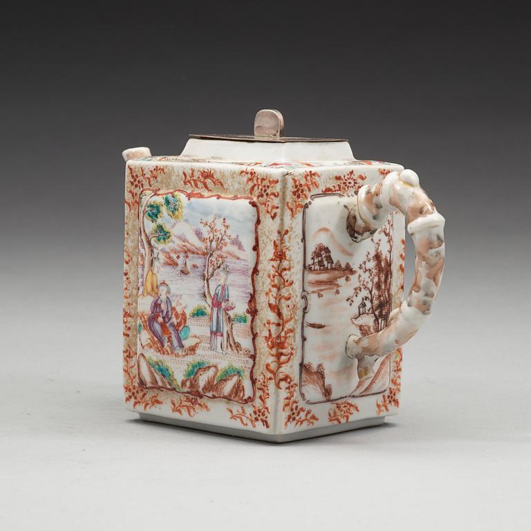 A large famille rose punch pot, Qing dynasty, Qianlong (1736-95).