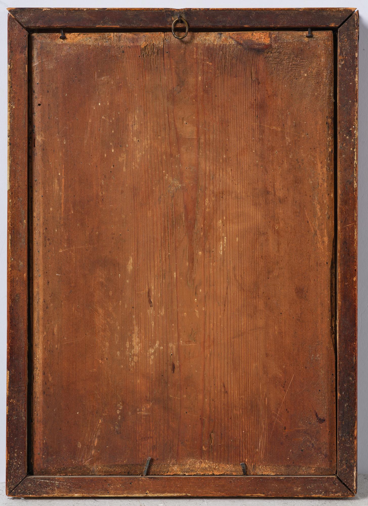 A Gustavian giltwood frame, late 18th century.