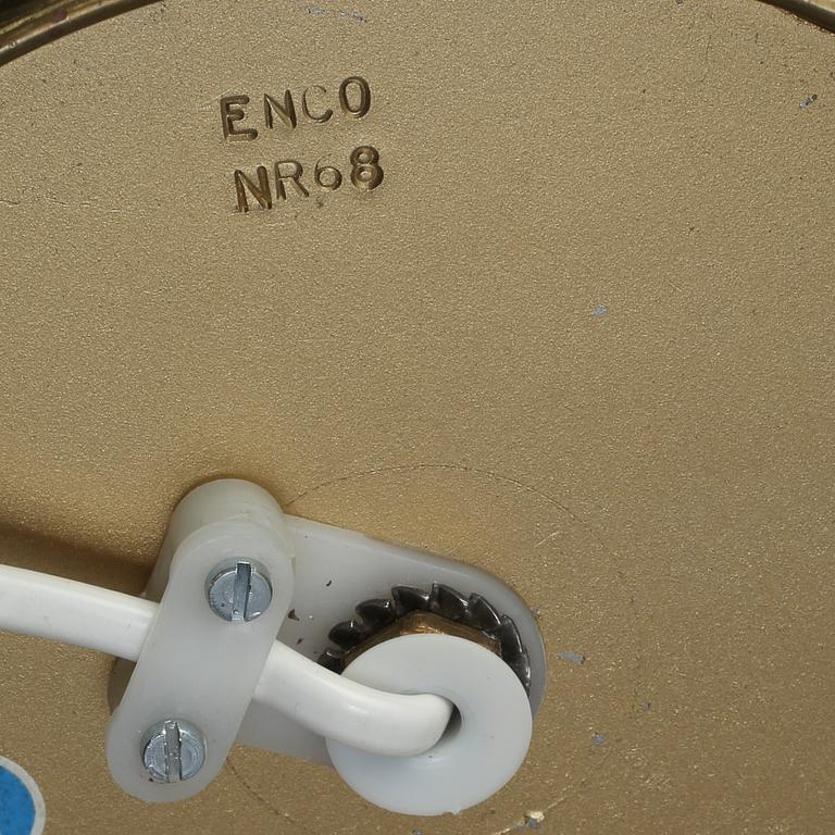 BORDSLAMPOR, ett par, Enco, 1900-talets andra hälft.