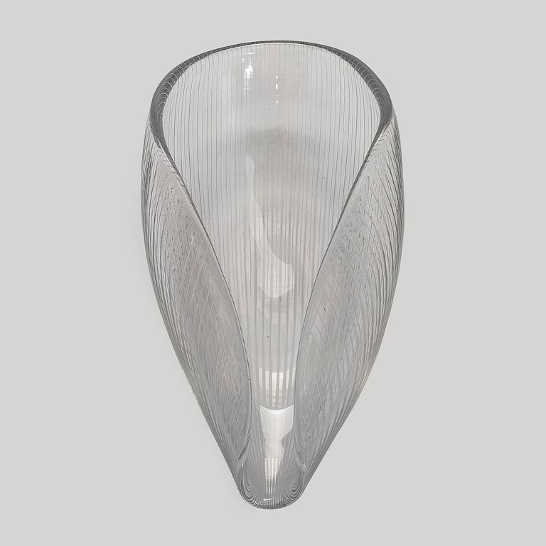 Tapio Wirkkala, taidelasi, malli 3342, signeerattu Tapio Wirkkala Iittala.