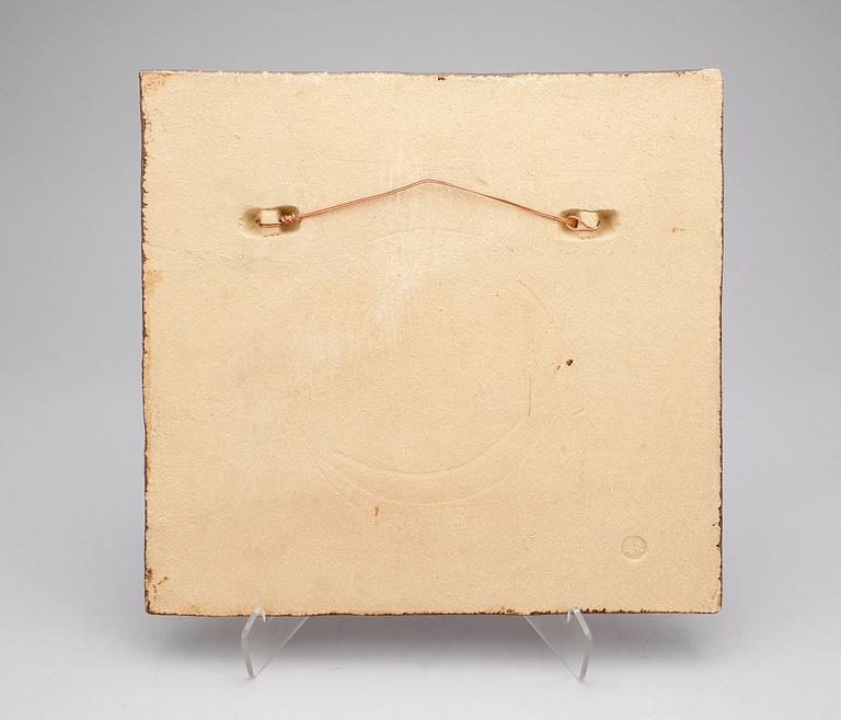 VÄGGRELIEF, stengods, Stig Lindberg, Gustavsberg, 1900-tal.