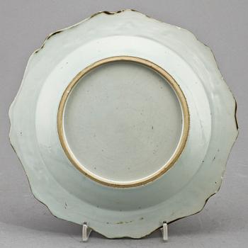 TALLRIK, porslin, Kina, 1700-tal.
