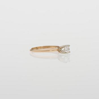 RING, briljantslipad diamant, 14K guld.