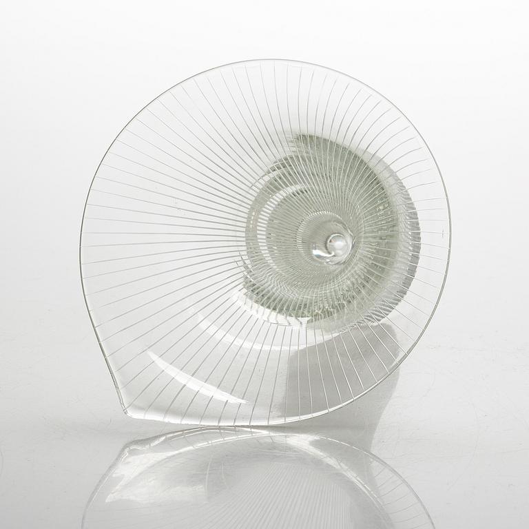 Tapio Wirkkala,  vas, "Kanttarell", signerad Tapio Wirkkala, Iittala. 1950-tal.