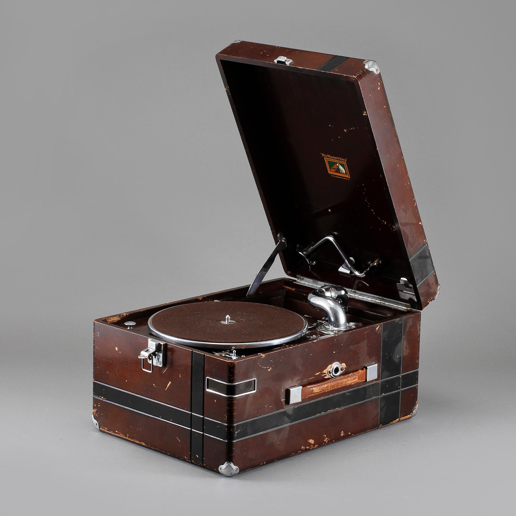 RESEGRAMMOFON, tidigt 1900-tal.