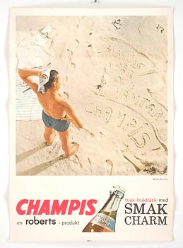 PARTI REKLAMAFFISCHER, 6 st, 1940-1990-tal.