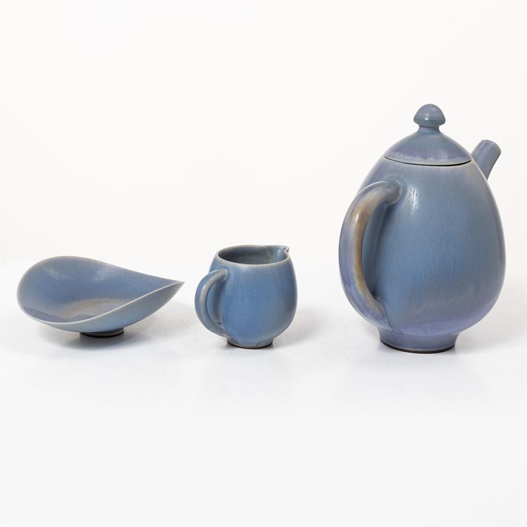 Berndt Friberg, a three piece tea service, Gustavsberg Studio, 1956.