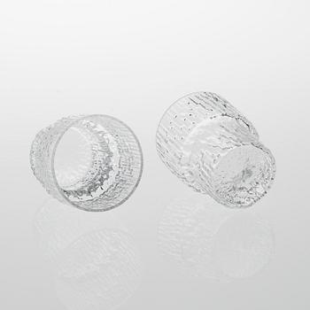 TIMO SARPANEVA, "Senaattori"-glas, 27 st, TAPIO WIRKKALA, "Paadar"-glas, 9 st, Iittala.