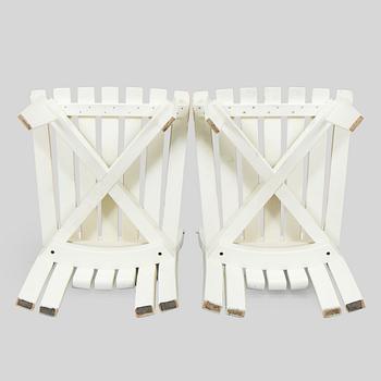 Alvar & Aino Aalto, trädgårdsmöblemang, 5 delar, "Aurinko"-serien, Artek 2000-tal.