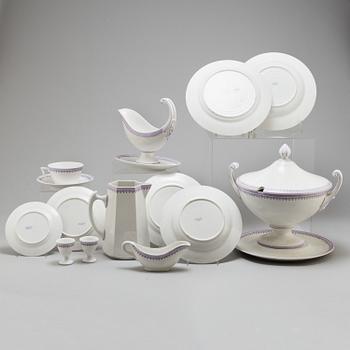 A part coffee and dinner 'Empire' earthenware service, from Rörstrand, early 20th century (116 pieces).