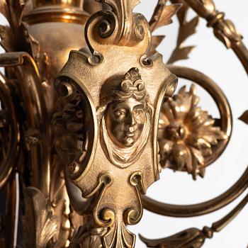 Chandelier, Oscarian, Otto Meyer & Co., circa 1900.