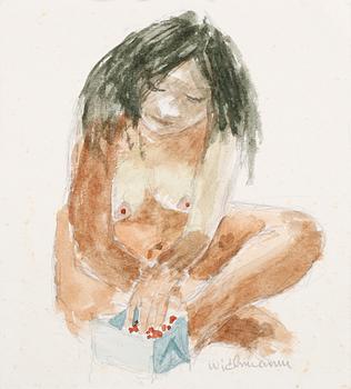 HARRY WICHMANN, 4 st, akvareller, signerade.