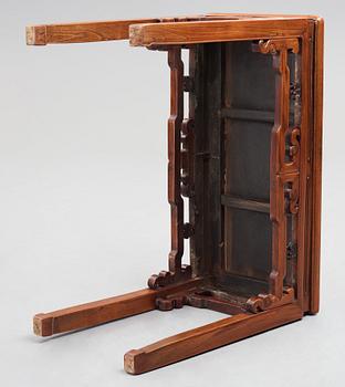 A hardwood altartable, Qing dynasty (1664-1912).