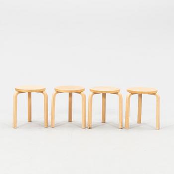 Alvar Aalto, pallar 4 st modell 60 Artek 1900-talets andra hälft.