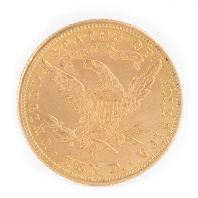 Gold coin, USA, 10 Dollars, 1927.