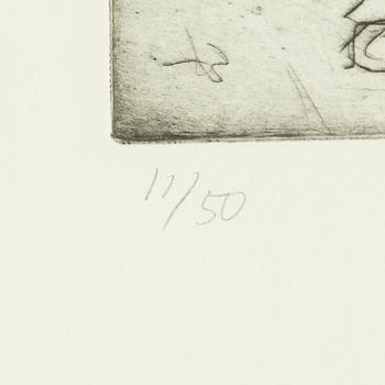 Evert Lundquist, Figurmotiv, 5 st.