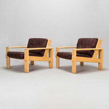 Esko Pajamies, a pair of 1980's 'Bonanza' armchairs for Asko.