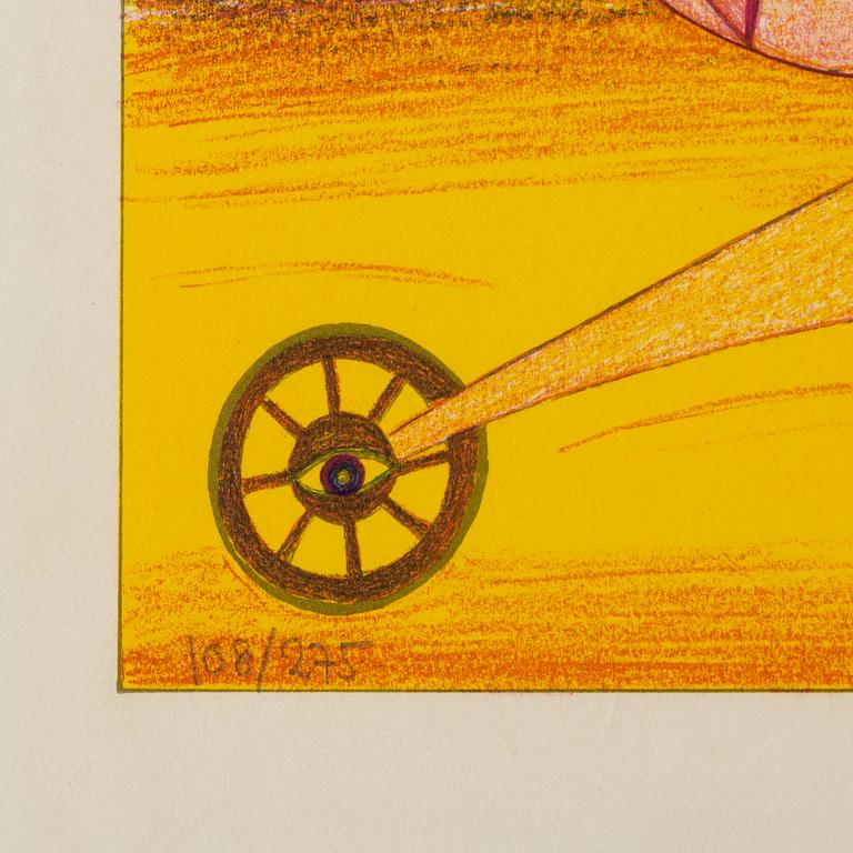 FRIEDRICH SCHRÖDER-SONNENSTERN, lithograph in colours, signed 108/275. Dated 1970.