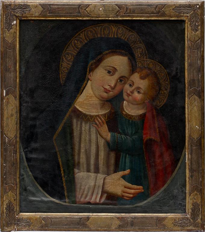 OKÄND KONSTNÄR, olja på duk, 1700-tal.