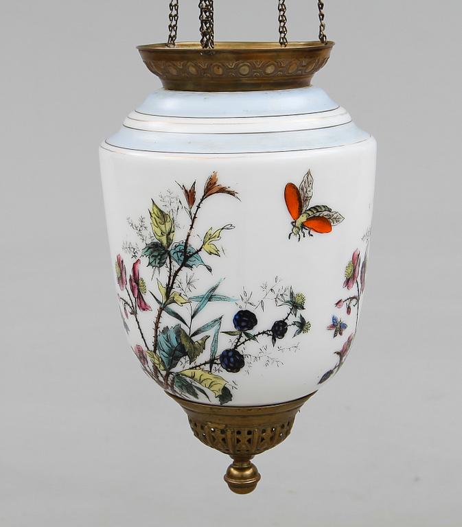 MÅNSKENSAMPEL, sekelskiftet 1900. Höjd 35 cm.