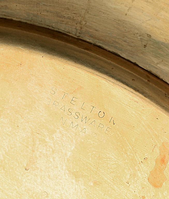 KUVERTTALRRIKAR, 12 st, mässing, Stelton, Danmark 1900-tal.