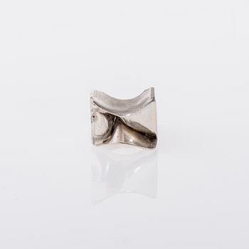 RING, "Carina" sterlingsilver, Björn Weckström Lapponia 1972.