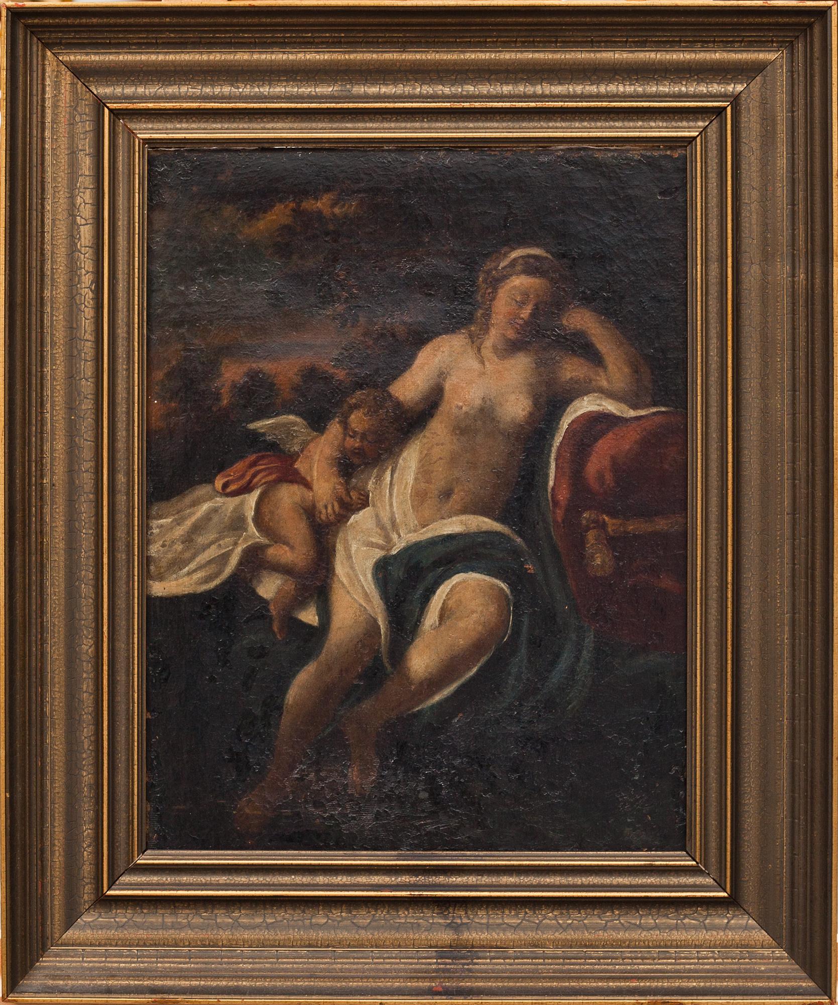 OKÄND KONSTNÄR, olja på duk, 1700-tal.