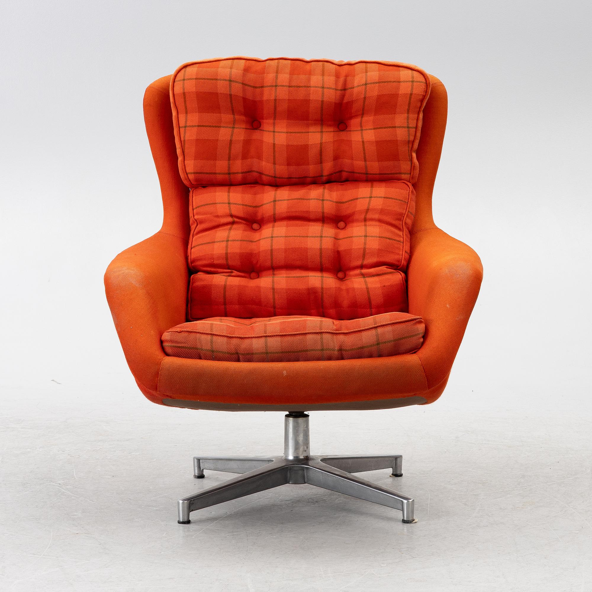 Alf Svensson, a 'Form 7' armchair, DUX, Sweden, 1970's.