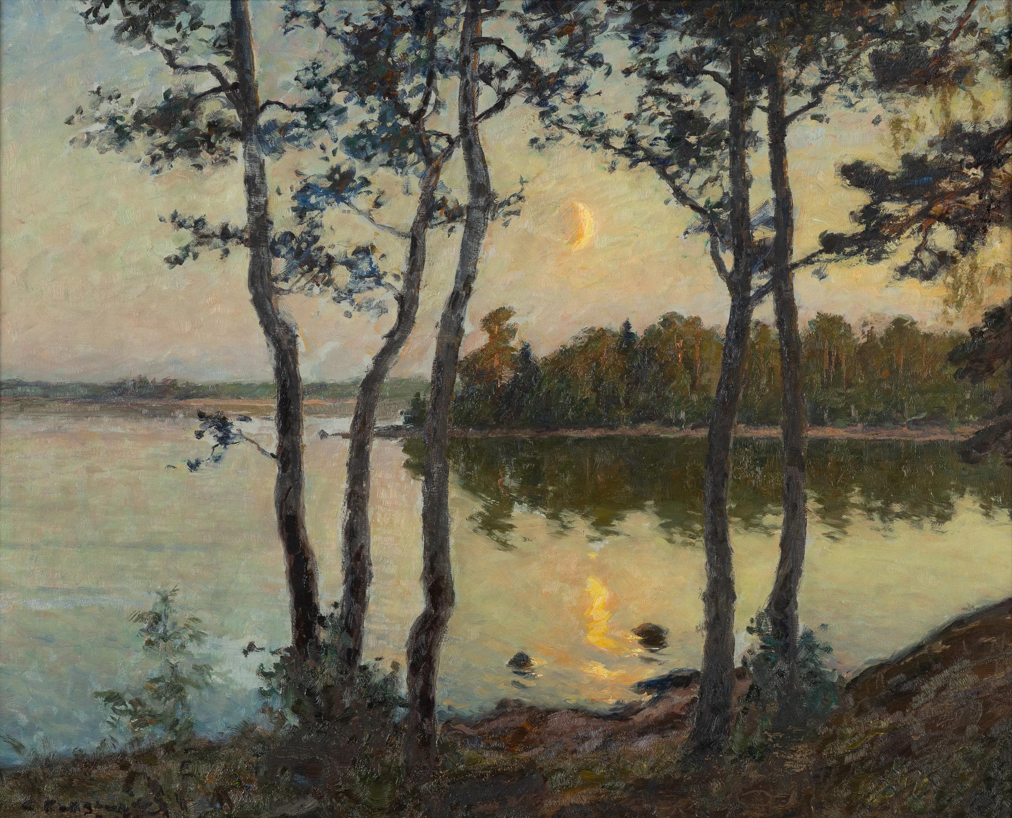 Gottfrid Kallstenius, ”Junikväll Källvik”.
