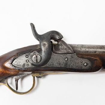 Slaglåspistol, svensk m/1820-57 studsare.