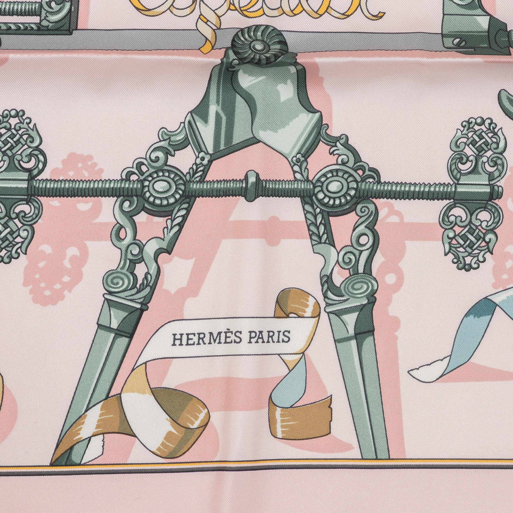 Hermès, scarf, "Copeaux".