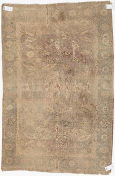 MATTO, A MUGHAL RUG, an antique Indian, the second half of the 17th century, ca 191-198,5 x 126,5-127,5 cm.