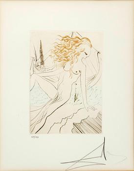 Salvador Dalí, "La fiance du roi de Garge" from "Le Décameron".