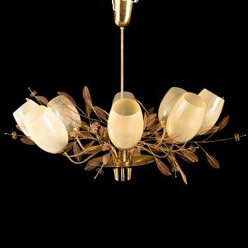 A mid-20th century '9029/8' chandelier for Taito, Finland.